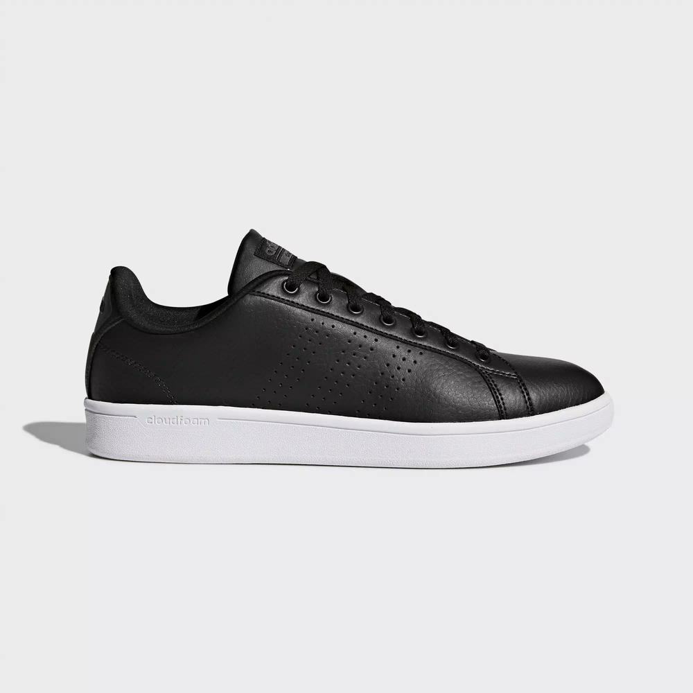 Adidas Cloudfoam Advantage Clean Tenis Negros Para Hombre (MX-37367)